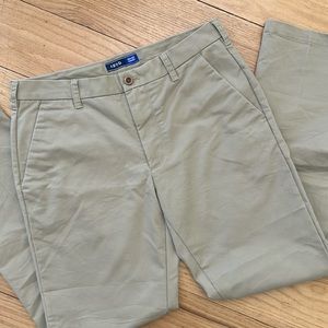 Mens Izod flat front khaki pants 32x32